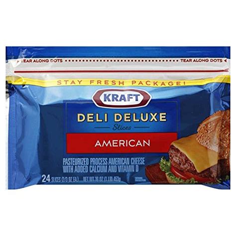 Kraft Deli Deluxe American Sliced Cheese Ounce