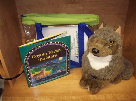 Coyote, Book: Coyote Places the Stars Lending Library, Coyote, Puppets