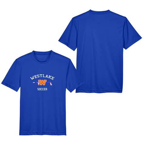 westlake warriors soccer training shirt blue niky s sports