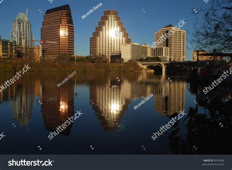 City Austin Texas Downtown Sundown Sun Stock Photo 8315062 Shutterstock