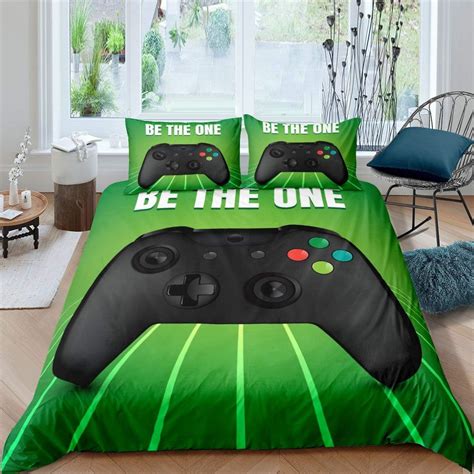 Erosebridal Teen Gamer Duvet Cover Set Boys Gaming Gamepad Comforter