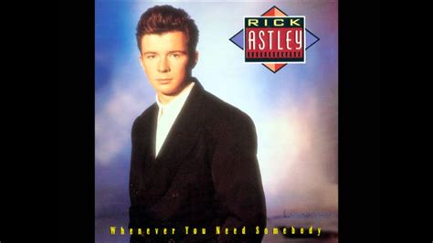 The information does not usually directly identify you, but it can give you a more personalized web experience. Rick Astley - Never Gonna Give You Up - Instrumental ...