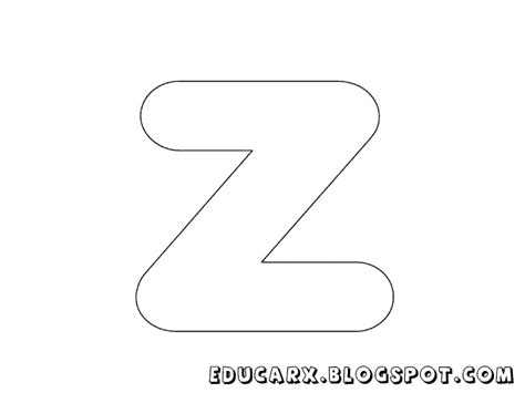 Molde De Letras Grandes Zpng 640×480 Alfabeto Pinterest De