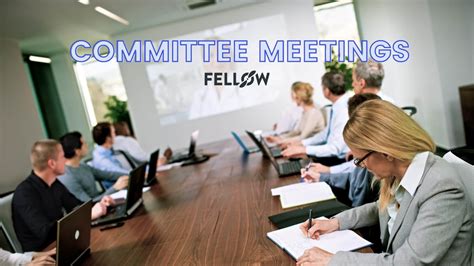 How To Run An Efficient Committee Meeting 10 Key Steps Fellow