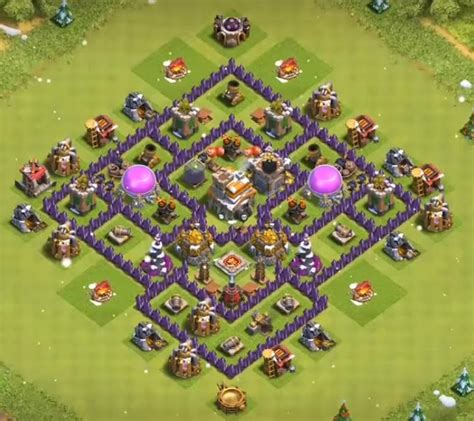 Clash Of Clans Bases Trophy For Town Hall 7