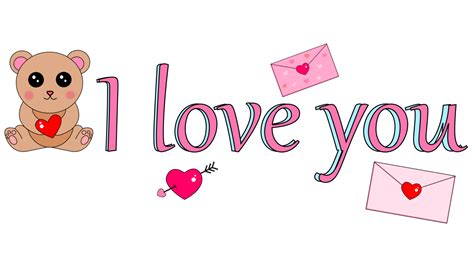 I Love You Valentine Card 35194225 Png