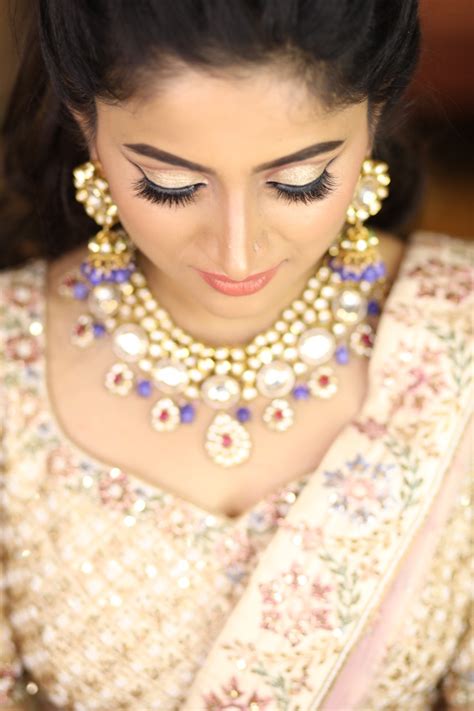indian engagement makeup tejaswini makeup artist
