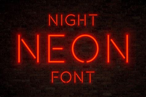20 Best Neon Fonts For Glowing Designs Design Inspiration