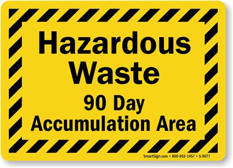 Hazardous Waste Signs HazWaste Signs MySafetySign Com