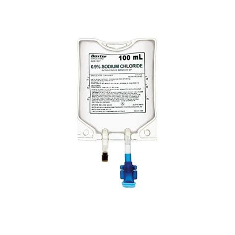 Baxter Sodium Chloride 09 For Intravenous Iv Infusion 500ml Bag