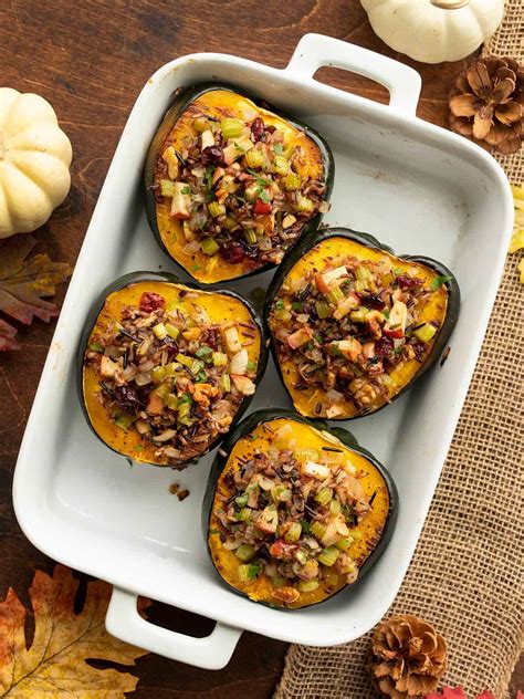 List Of Best Wild Rice Stuffed Acorn Squash Ever Easy Recipes To Make