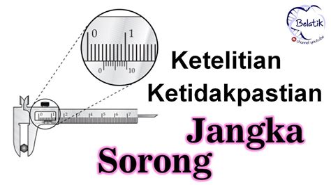 Gambar Jangka Sorong Dan Penjelasannya Analisis