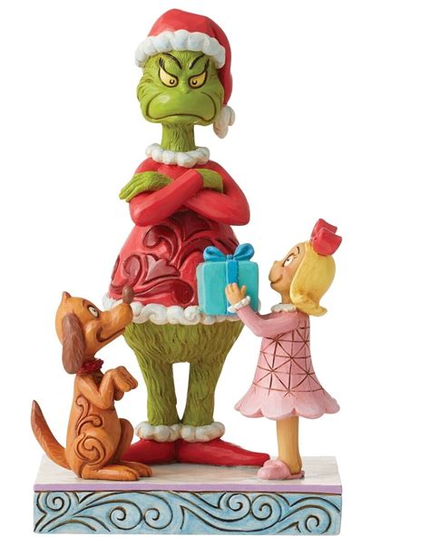 Jim Shore Heartwood Creek Grinch Collection Max And Cindy Giving T
