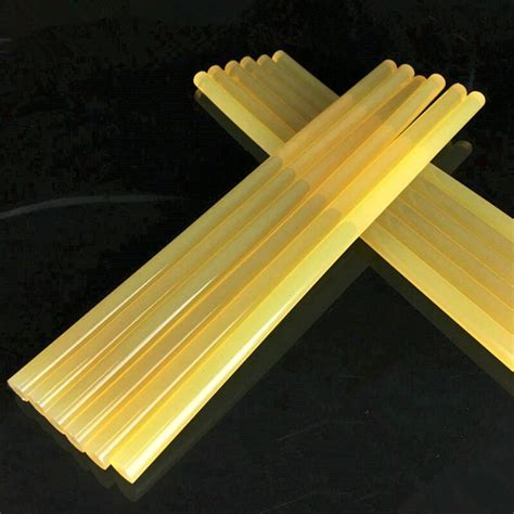 11mm 270mm Yellow Hot Melt Glue Sticks For Electric Glue Gun Craft