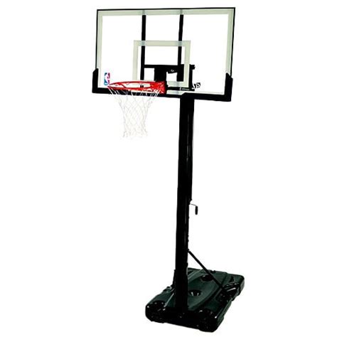 Spalding Nba Portable Basketball Hoop With 54 Polycarbonate Backboard