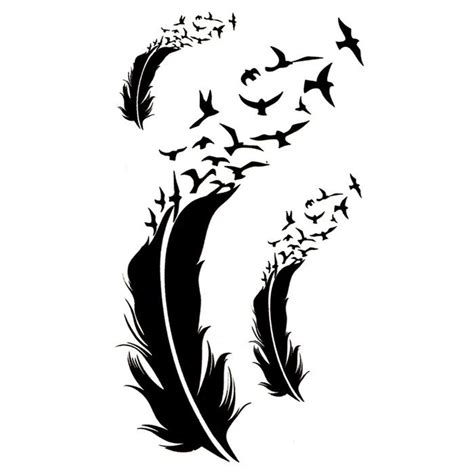 Inkotattoo Temporary Tattoo Bird Birds Freedom