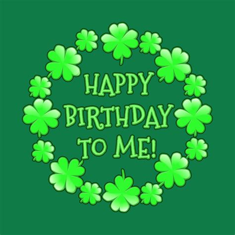 Happy Birthday Images With Shamrocks💐 — Free Happy Bday Pictures And