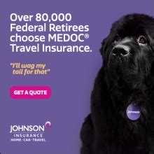 Feb 23, 2021 · travel medical insurance if you find yourself sick or injured while you are on vacation, emergency medical coverage can pay for your medical expenses. MEDOC Travel Insurance through Johnson Inc. | National Association of Federal Retirees