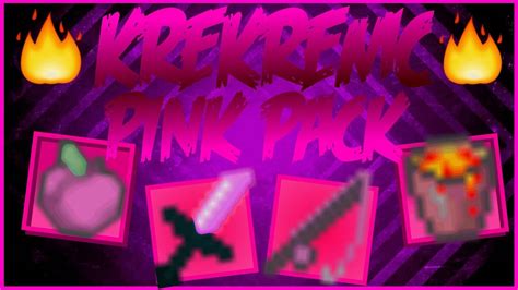 Minecraft Pink Uhc Pvp Texture Pack By Krekremc 16x Release Mc Pink