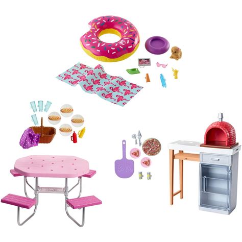 Barbie Estate Outdoor Furniture Accessories Styles May Vary Walmart