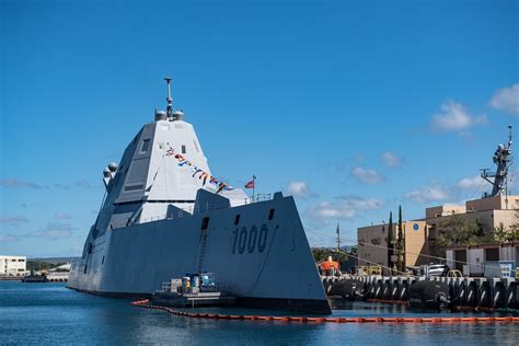zumwalt program continues testing combat system and missiles on lead ship test ship usni news