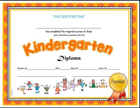 Marvelous Kindergarten Graduation Diploma Printable Kidzone Tracing Names