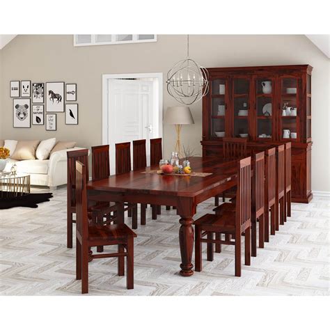 Enjoy Classic Elegance With Our Clermont Rustic Solid Wood 14 Piece