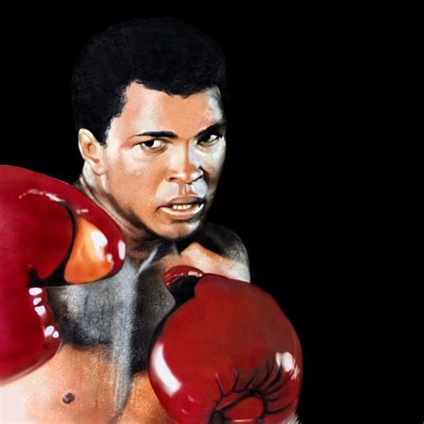 Muhammad Ali Digital Art Framed Prints By Sina Irani Buy Posters