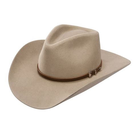 Stetson 4x 100 Buffalo Felt Seneca Pinch Front Crown Cowboy Hat 3 34