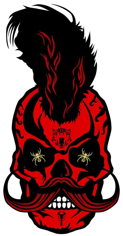 25/hwj1007 foulard 4 en 1 skull tête de mort barbu. Épinglé sur Tete de mort hipster barbu
