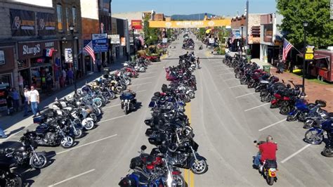 Sturgis Motorcycle Rally An Event That Brings Thousands Of Tourists To A Small South Dakota