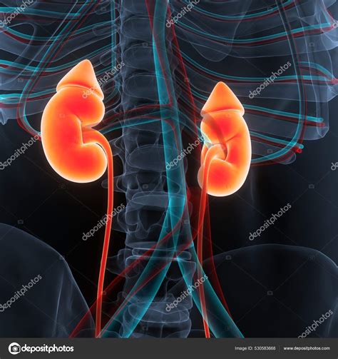 Système Urinaire Humain Anatomie Des Reins Image Libre De Droit Par