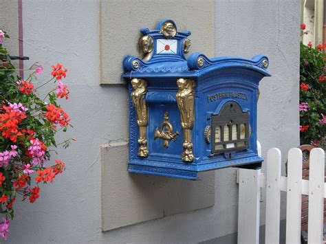 Briefkasten Post Blau · Kostenloses Foto Auf Pixabay