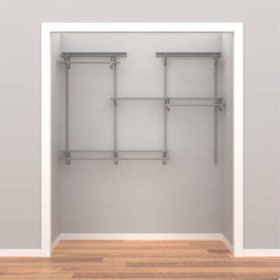 ClosetMaid ShelfTrack 48 W 72 W Closet System Starter Kit Wayfair