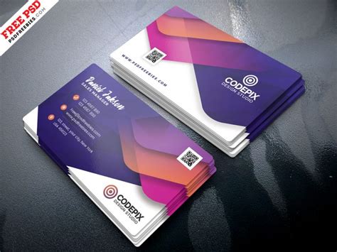 Premium Business Card Design Psd