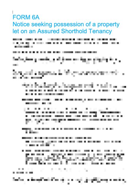 Section 105  document indicating transfer of share to new shareholders. Prescribed Form 6A - Section 21 Notice - England Only ...