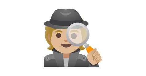🕵🏼 Detective Tono De Piel Claro Medio Emoji En 100 Idiomas