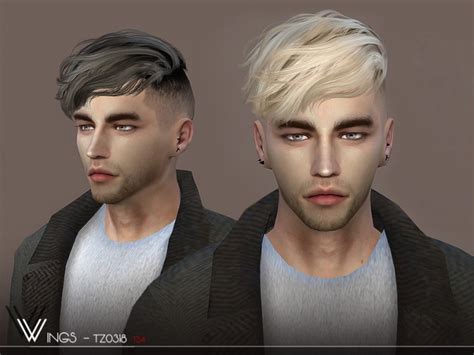 Wings Tz0318 Hair By Wingssims At Tsr Sims 4 Updates