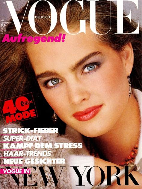 Brooke Shields Vogue Germany September 1980 By Bill King Vogueslave