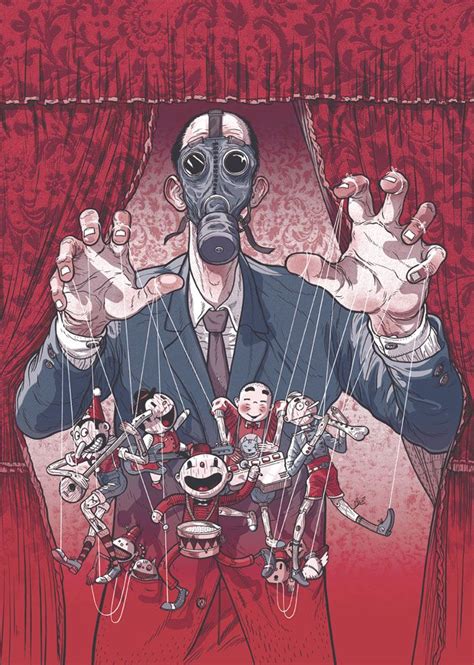 Kaizers Puppeteer Jared Illustrations Kunstreferenz Comic Kunst