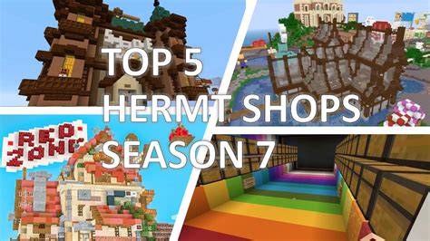 Top 5 Hermit Shops Hermitcraft Season 7 Youtube