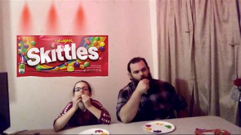 Skittles Under A Red Light Challenge Youtube