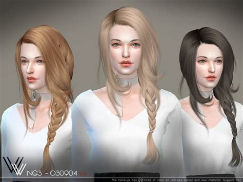 Sims 4 Hairs The Sims Resource Wings Os0904 Hair