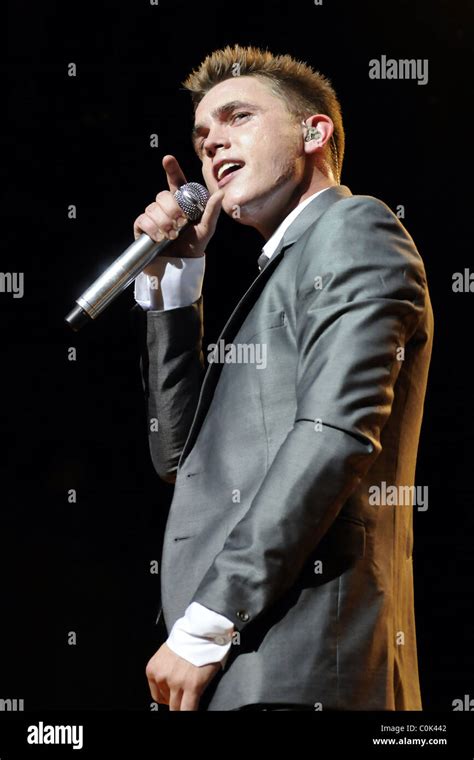Jesse Mccartney Performing Live At The Orpheum Theatre Los Angeles California Stock