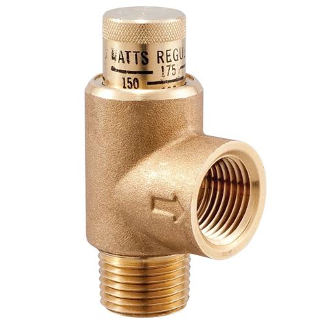 Watts 12 In Lead Free Brass Pressure Relief Valve 12 Lf530c The