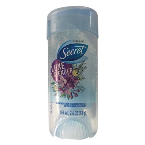 Secret Clear Gel Anti Perspirant Deodorant Luxe Lavender 26 Oz 2
