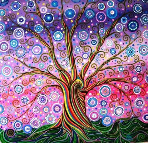 Mark Betson Artist Via Facebook Tree Color Tree Of Life Painting