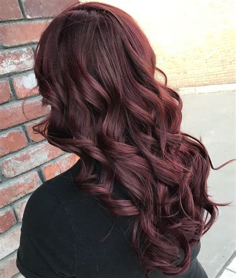 Exquisite Burgundy Tinted Brown Hair Red Tint Hair Burgundy Curly Hair Dark Burgundy Hair
