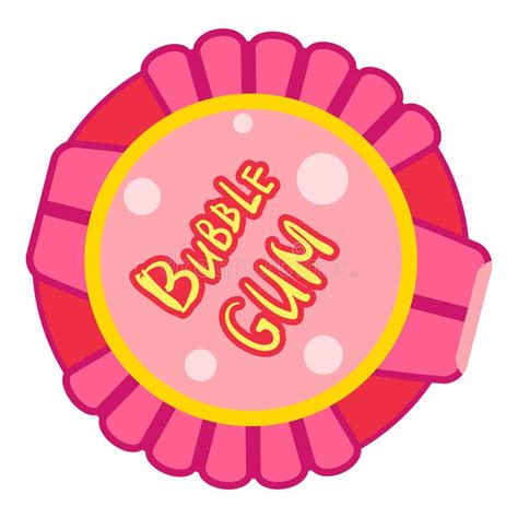 Pink Bubble Gum Box Icon Cartoon Style Stock Vector Illustration Of