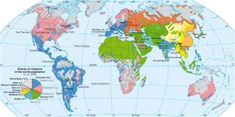 Maps The World Religions Diercke International Atlas